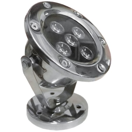 Прожектор для фонтана Aquaviva (5LED 5 Вт 12/24 В) White IP68